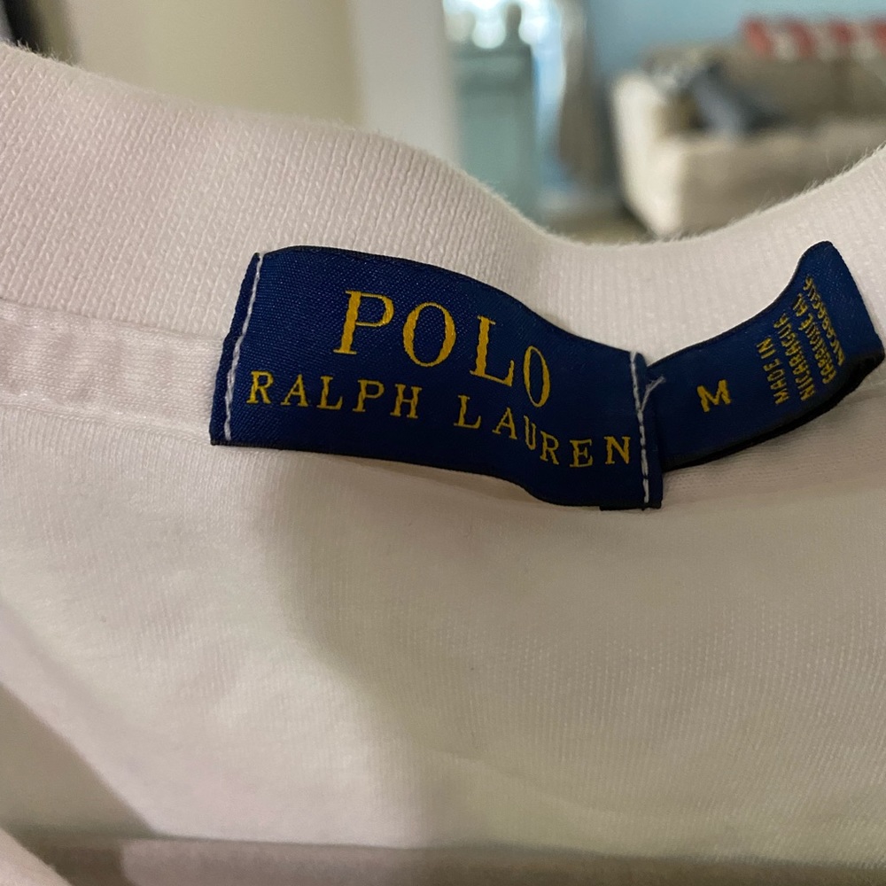 Short sleeve white Ralph Lauren dress